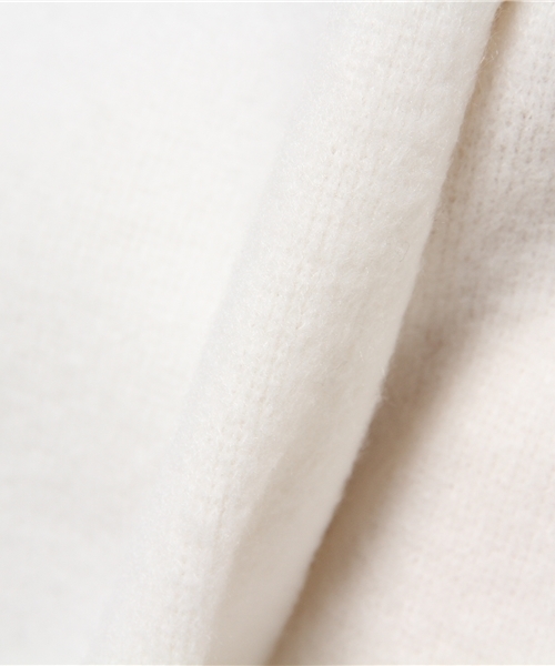 Shelly island（シェリーアイランド）の「【Shelly island】 Vネック脇スリットプルオーバー（Tシャツ/カットソー・レディース・ホワイト/グレー/パープル・FREE）」の10枚目の写真