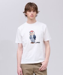 J.PRESS（ジェイプレス）の「新デザイン【BULLDOG BOY】プリント Tシャツ（Tシャツ/カットソー）」