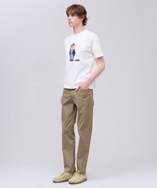 J.PRESS（ジェイプレス）の「一枚でもインナーでも【BULLDOG BOY】プリント Tシャツ（Tシャツ/カットソー・メンズ・サックスブルー系/ホワイト系/ネイビー系・MEDIUM/LARGE/X-LARGE/SMALL）」の7枚目の写真