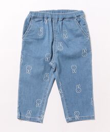 hakka baby（ハッカベビー）の「[ベビー]【ミッフィー】総柄刺繍デニムパンツ（デニムパンツ）」