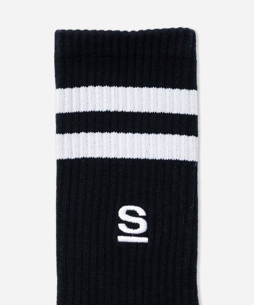 Saturdays NYC(サタデーズ ニューヨークシティ )の「S Logo Socks(ソックス/靴下・メンズ・ホワイト/オリーブ/ネイビー・FREE)」の4枚目の写真