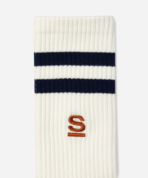 Saturdays NYC(サタデーズ ニューヨークシティ )の「S Logo Socks(ソックス/靴下・メンズ・ホワイト/オリーブ/ネイビー・FREE)」の10枚目の写真