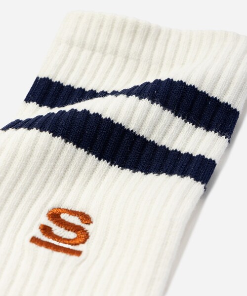 Saturdays NYC(サタデーズ ニューヨークシティ )の「S Logo Socks(ソックス/靴下・メンズ・ホワイト/オリーブ/ネイビー・FREE)」の11枚目の写真