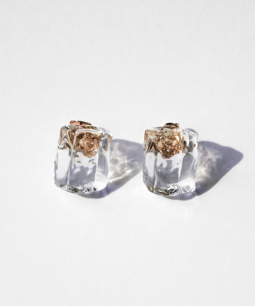 HARIO Lampwork Factory(ハリオランプワークファクトリー)の「ピアス グレイシア(ピアス(両耳用)・レディース・クリア・FREE)」の9枚目の写真