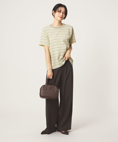 RYE TENDER(ライテンダー)の「<RYE TENDER>ボーダー ニット Tシャツ(ニット/セーター・レディース・コバルトブルー/ベージュ・FREE)」の15枚目の写真