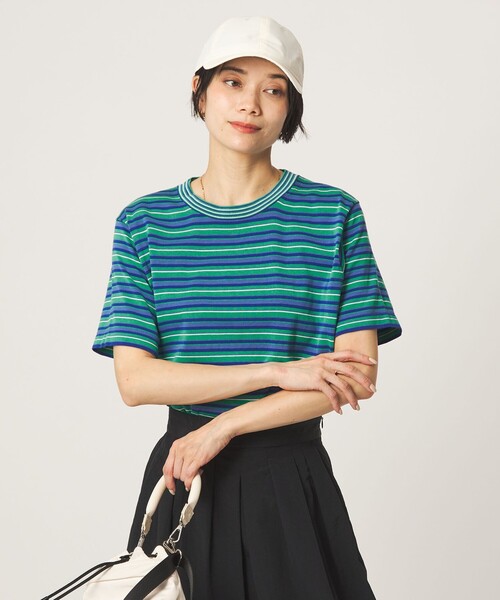 RYE TENDER(ライテンダー)の「<RYE TENDER>ボーダー ニット Tシャツ(ニット/セーター・レディース・コバルトブルー/ベージュ・FREE)」の17枚目の写真