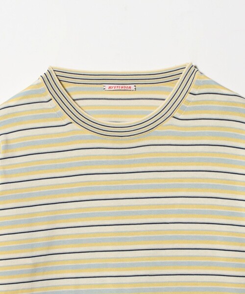 RYE TENDER(ライテンダー)の「<RYE TENDER>ボーダー ニット Tシャツ(ニット/セーター・レディース・コバルトブルー/ベージュ・FREE)」の8枚目の写真