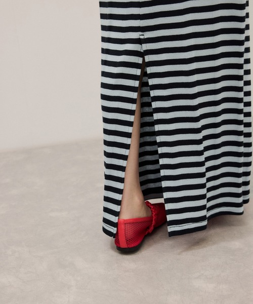 ADAM ET ROPE'(アダムエロペ)の「【Miller for ADAM ET ROPE'】別注 Skirt(スカート・レディース・ブルー/キナリ・FREE)」の13枚目の写真