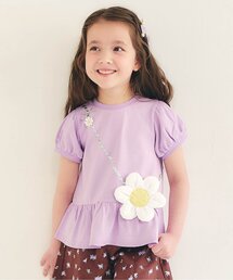 apres les cours | フラワーポシェット半袖Tシャツ(Tシャツ/カットソー)