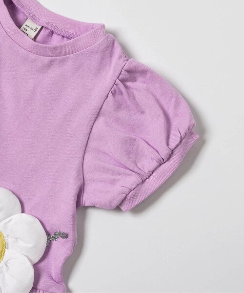 apres les cours(アプレレクール)の「フラワーポシェット半袖Tシャツ(Tシャツ/カットソー・キッズ・ラベンダー/ミント・80/90/100/110/120/130/140)」の13枚目の写真