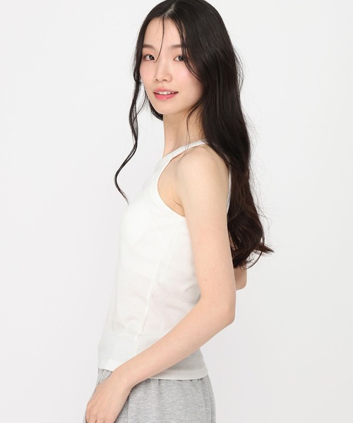 Heather（ヘザー）の「カップ付きアメスリタンクトップ　672587（タンクトップ・レディース・ピンク/グレー/オフホワイト・S/M）」の13枚目の写真