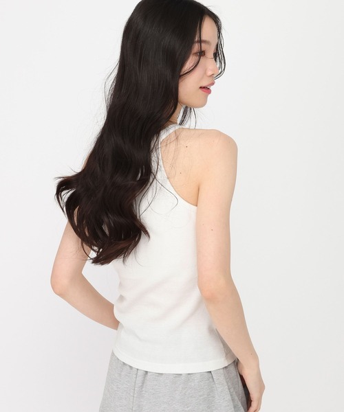 Heather（ヘザー）の「カップ付きアメスリタンクトップ　672587（タンクトップ・レディース・ピンク/グレー/オフホワイト・S/M）」の14枚目の写真