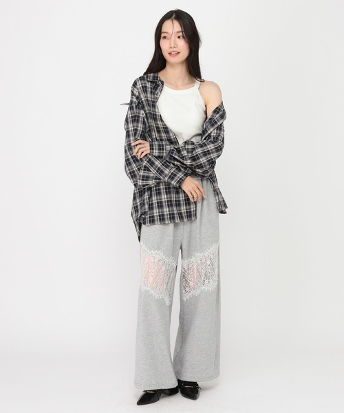 Heather（ヘザー）の「カップ付きアメスリタンクトップ　672587（タンクトップ・レディース・ピンク/グレー/オフホワイト・S/M）」の16枚目の写真