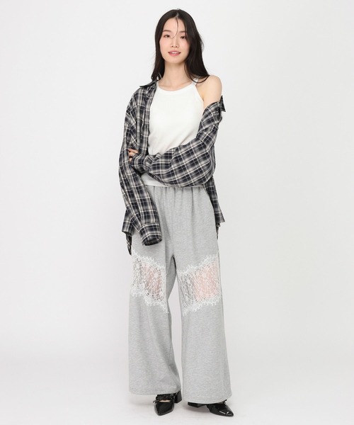 Heather（ヘザー）の「カップ付きアメスリタンクトップ　672587（タンクトップ・レディース・ピンク/グレー/オフホワイト・S/M）」の17枚目の写真