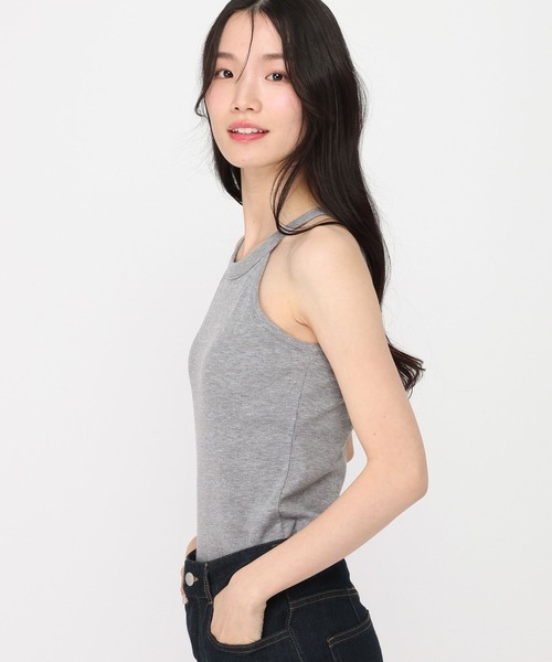Heather（ヘザー）の「カップ付きアメスリタンクトップ　672587（タンクトップ・レディース・ピンク/グレー/オフホワイト・S/M）」の19枚目の写真