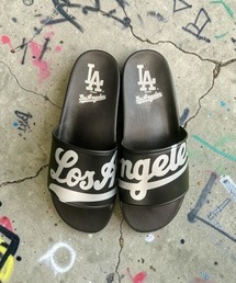 MLB（メジャーリーグベースボール）の「MLB（ドジャース） シャワーサンダル17_BK×SV・L（サンダル）」