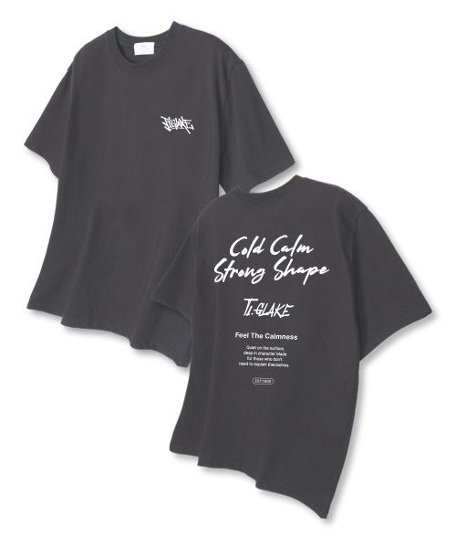 TI.GLAKE(ティーグレイク)の「コールドカム オーバーサイズ 半袖Tシャツ ダークグレー(Tシャツ/カットソー・メンズ・その他・LARGE/X-LARGE/XX-LARGE)」の1枚目の写真