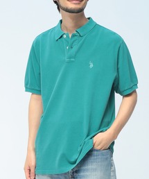 U.S. POLO ASSN. (ユーエスポロアッスン) ポロシャツ 半袖 PLM62100 ワンポイント ロゴ刺繍 シャツ ユニセックス