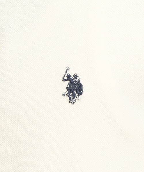 U.S. POLO ASSN.(ユーエスポロアッスン)の「U.S. POLO ASSN. (ユーエスポロアッスン) ポロシャツ 半袖 PLM62100 ワンポイント ロゴ刺繍 シャツ ユニセックス(ポロシャツ・メンズ・スミクロ/グリーン/アイボリー・L/M/LL)」の15枚目の写真