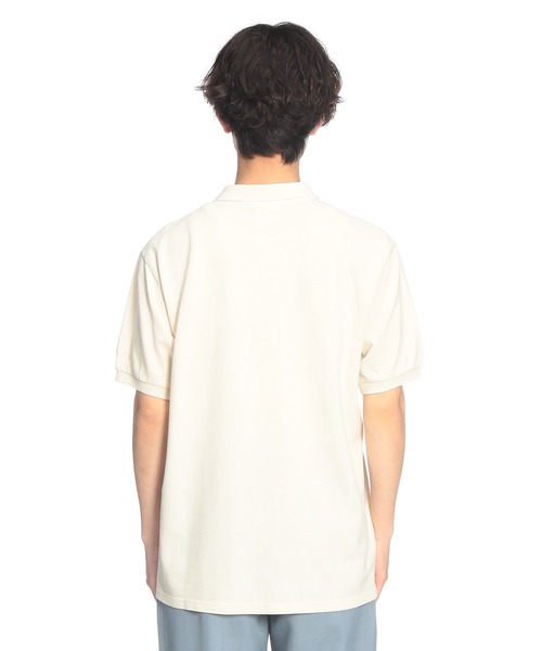 U.S. POLO ASSN.(ユーエスポロアッスン)の「U.S. POLO ASSN. (ユーエスポロアッスン) ポロシャツ 半袖 PLM62100 ワンポイント ロゴ刺繍 シャツ ユニセックス(ポロシャツ・メンズ・スミクロ/グリーン/アイボリー・L/M/LL)」の9枚目の写真