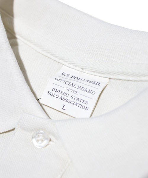 U.S. POLO ASSN.(ユーエスポロアッスン)の「U.S. POLO ASSN. (ユーエスポロアッスン) ポロシャツ 半袖 PLM62100 ワンポイント ロゴ刺繍 シャツ ユニセックス(ポロシャツ・メンズ・スミクロ/グリーン/アイボリー・L/M/LL)」の13枚目の写真