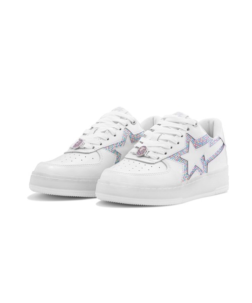 A BATHING APE（アベイシングエイプ）の「BAPE STA ICON #3（スニーカー・レディース・ピンク/ホワイト・6/4/5）」の2枚目の写真