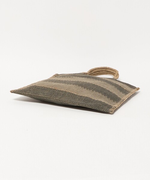 MAISON BENGAL（マイソンベンガル）の「＜MAISON BENGAL＞ WOVEN BAG/バッグ（トートバッグ・メンズ・ダークブラウン/ダークグレー・FREE）」の7枚目の写真