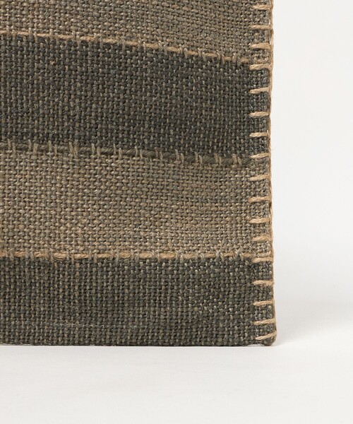 MAISON BENGAL（マイソンベンガル）の「＜MAISON BENGAL＞ WOVEN BAG/バッグ（トートバッグ・メンズ・ダークブラウン/ダークグレー・FREE）」の10枚目の写真