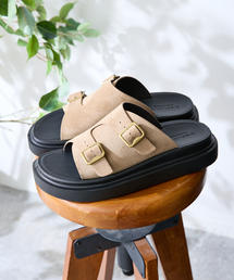 B.C STOCK（ベーセーストック）の「ダブルモンクプラットフォームサンダル（サンダル）」