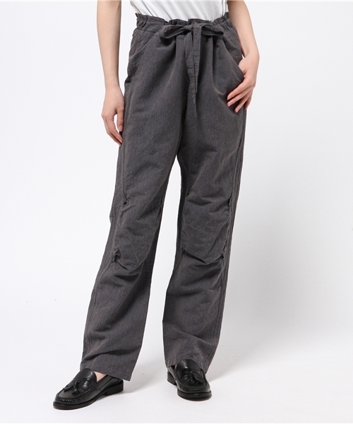 Homspun ホームスパン の Homspun ストライプイージーパンツ その他パンツ Wear