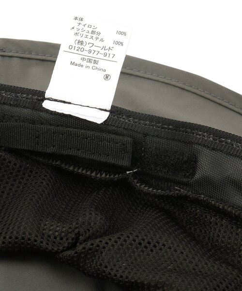SHOO・LA・RUE(シューラルー)の「【UVカット/撥水】シェード付きベンチレーションハット(ハット・レディース・ナチュラル/ダークグレー/ブラック・00)」の8枚目の写真