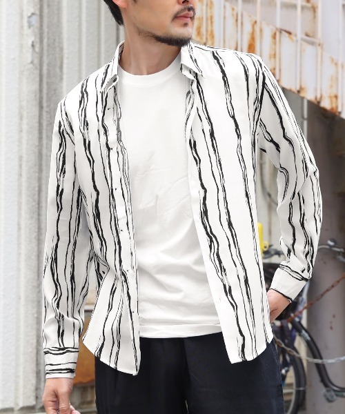 LUXSTYLE(ラグスタイル)の「総柄長袖シャツ(シャツ/ブラウス・メンズ・その他5/その他6/その他4/その他1/その他3/その他2・L/M)」の3枚目の写真