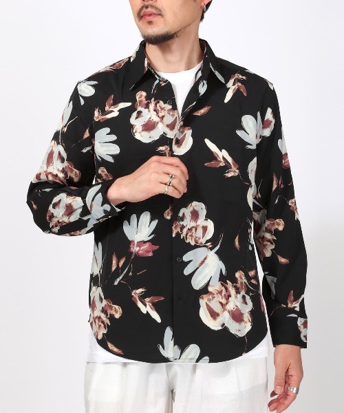 LUXSTYLE(ラグスタイル)の「総柄長袖シャツ(シャツ/ブラウス・メンズ・その他5/その他6/その他4/その他1/その他3/その他2・L/M)」の4枚目の写真
