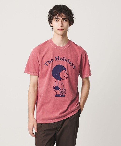 HOLIDAY BOILEAU（ホリディボワロ）の「【別注】＜HOLIDAY BOILEAU＞ ゴリラ プリント Tシャツ（Tシャツ/カットソー・メンズ・ナチュラル/クリーム/レッド・M/L/XL）」の3枚目の写真