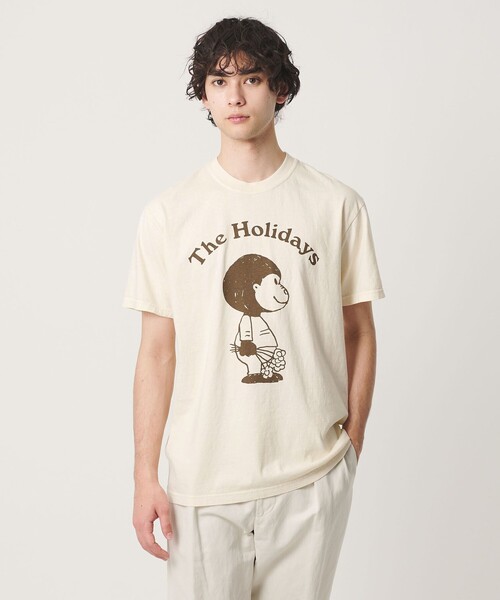 HOLIDAY BOILEAU（ホリディボワロ）の「【別注】＜HOLIDAY BOILEAU＞ ゴリラ プリント Tシャツ（Tシャツ/カットソー・メンズ・ナチュラル/クリーム/レッド・M/L/XL）」の6枚目の写真
