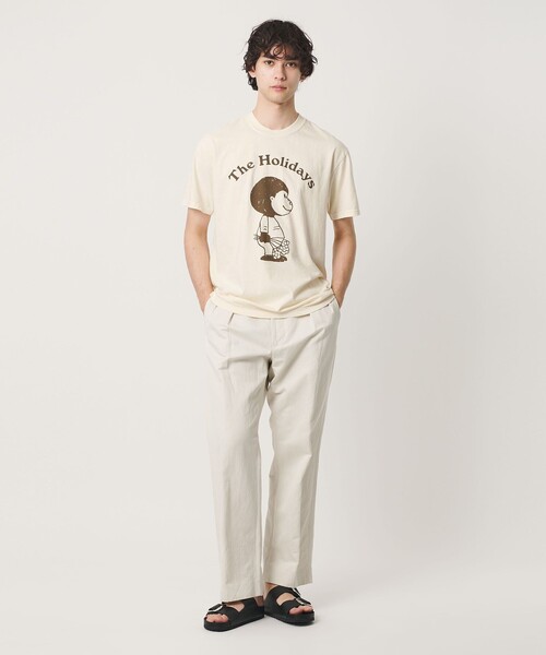 HOLIDAY BOILEAU（ホリディボワロ）の「【別注】＜HOLIDAY BOILEAU＞ ゴリラ プリント Tシャツ（Tシャツ/カットソー・メンズ・ナチュラル/クリーム/レッド・M/L/XL）」の5枚目の写真