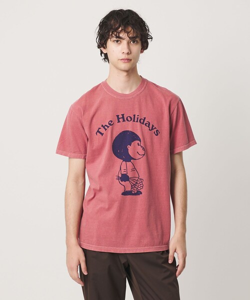 HOLIDAY BOILEAU（ホリディボワロ）の「【別注】＜HOLIDAY BOILEAU＞ ゴリラ プリント Tシャツ（Tシャツ/カットソー・メンズ・ナチュラル/クリーム/レッド・M/L/XL）」の4枚目の写真