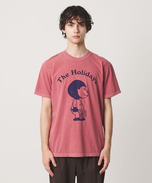 HOLIDAY BOILEAU（ホリディボワロ）の「【別注】＜HOLIDAY BOILEAU＞ ゴリラ プリント Tシャツ（Tシャツ/カットソー・メンズ・ナチュラル/クリーム/レッド・M/L/XL）」の21枚目の写真