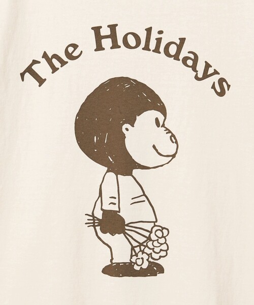 HOLIDAY BOILEAU（ホリディボワロ）の「【別注】＜HOLIDAY BOILEAU＞ ゴリラ プリント Tシャツ（Tシャツ/カットソー・メンズ・ナチュラル/クリーム/レッド・M/L/XL）」の11枚目の写真