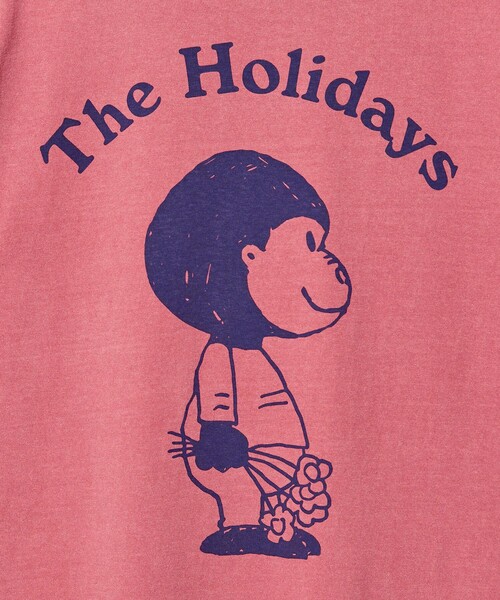 HOLIDAY BOILEAU（ホリディボワロ）の「【別注】＜HOLIDAY BOILEAU＞ ゴリラ プリント Tシャツ（Tシャツ/カットソー・メンズ・ナチュラル/クリーム/レッド・M/L/XL）」の8枚目の写真
