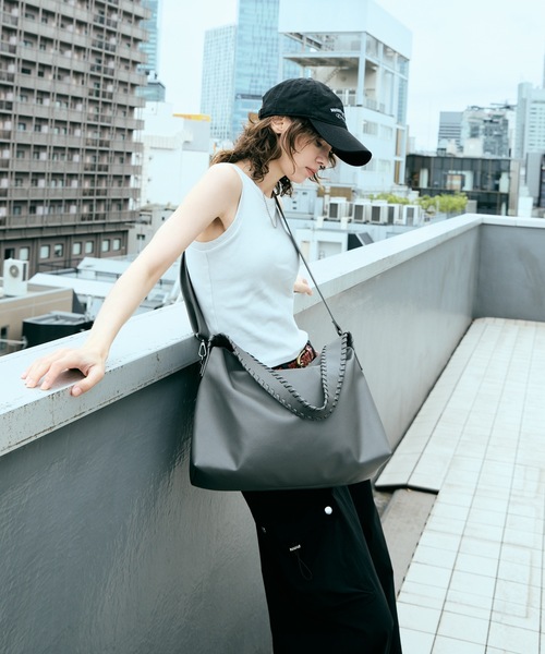 cii（シー）の「【UNISEX】 One Handle Shoulder Bag / 2WAYワンハンドルショルダーバッグ（ショルダーバッグ・メンズ・チャコールグレー/ダークブラウン/ライトグリーン/ブラック/ブルー・FREE）」の17枚目の写真