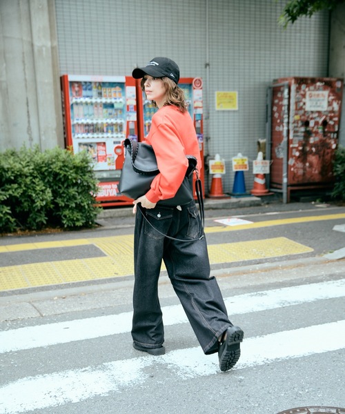 cii（シー）の「【UNISEX】 One Handle Shoulder Bag / 2WAYワンハンドルショルダーバッグ（ショルダーバッグ・メンズ・チャコールグレー/ダークブラウン/ライトグリーン/ブラック/ブルー・FREE）」の11枚目の写真