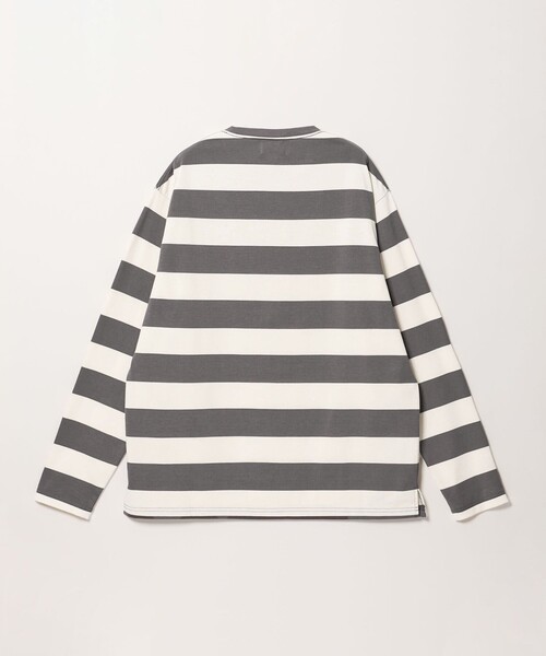 HOLIDAY BOILEAU(ホリディボワロ)の「【別注】<HOLIDAY BOILEAU>ボーダー ロングスリーブ Tシャツ(Tシャツ/カットソー・メンズ・グレー系/ネイビー・L/M)」の18枚目の写真