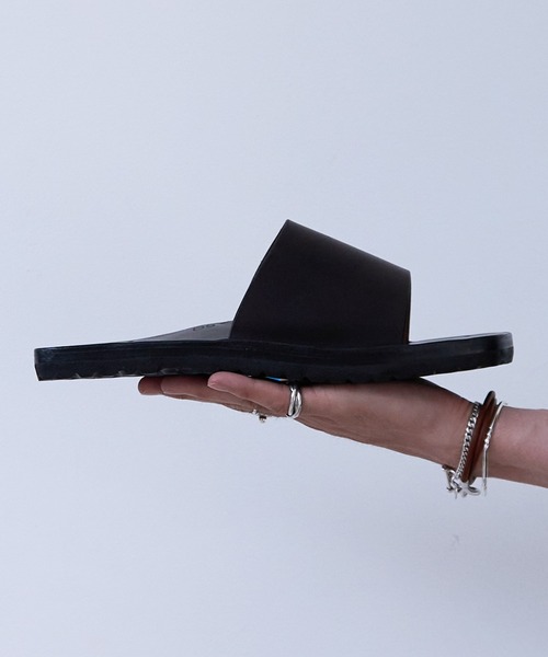 JUTTA NEUMANN(ユッタ ヌーマン)の「(CANNABIS別注) JUTTA NEUMANN NEW YORK SIMONE SQUARE (JND5301009)(サンダル・メンズ・ブラック・10/9/8/7)」の6枚目の写真