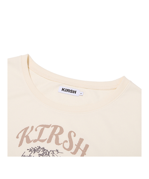 KIRSH（キルシー）の「ヴィンテージグラフィックオフショルダースウェットシャツ[アイボリー]（スウェット・レディース・その他・1）」の4枚目の写真