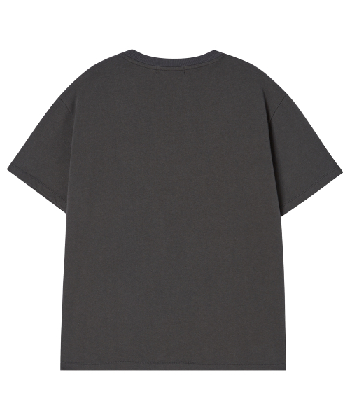 AWESOME STUDIO(オーサムスタジオ)の「フラワーパッチワーク半袖Tシャツチャコール(Tシャツ/カットソー・レディース・チャコール・FREE)」の7枚目の写真