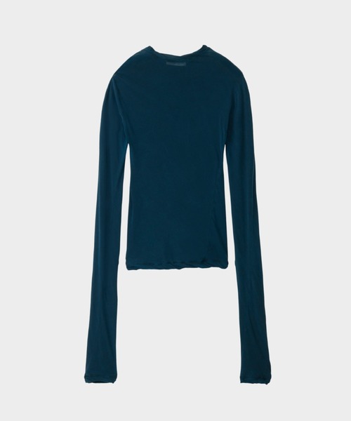 CINOH（チノ）の「SHEF CREW NECK LONG SLEEVE T-SHIRT（Tシャツ/カットソー・レディース・グリーン・36/38）」の5枚目の写真