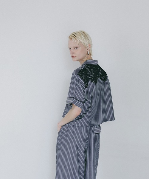 BAYFLOW(ベイフロー)の「【EF(エフ)】レースパジャマシャツ(WOMEN)(シャツ/ブラウス・レディース・ブラック/ライトブルー・FREE)」の20枚目の写真