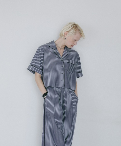 BAYFLOW(ベイフロー)の「【EF(エフ)】レースパジャマシャツ(WOMEN)(シャツ/ブラウス・レディース・ブラック/ライトブルー・FREE)」の21枚目の写真