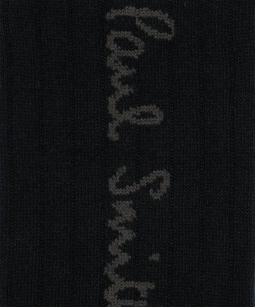Paul Smith（ポールスミス）の「“Back Logo” ソックス【160643 MD2】（ソックス/靴下・メンズ・ブラック・25-27）」の2枚目の写真